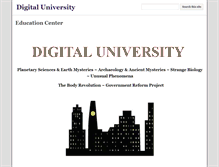 Tablet Screenshot of digital-university.org